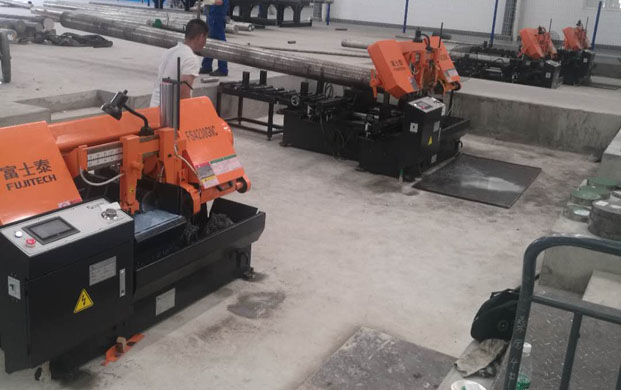 四川機械公司使用了富士泰帶鋸床案例